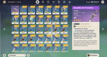 Ast Mona + Bennett + Espadão de Favonius // AR7