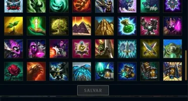 conta B1 com borda de prata, 82 skins 124 champs