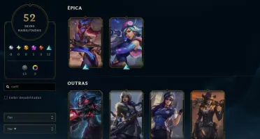 Conta League of Legends Full Acesso - 59 Champs e 52