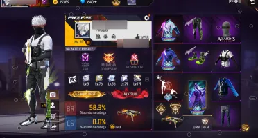 Conta de free fire gemada e barata