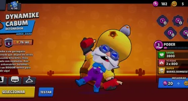 Conta de brawl stars com bralwler lendário