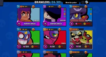 Conta de brawl stars com bralwler lendário