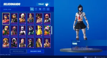 Conta de fortnite season3 ate season 10