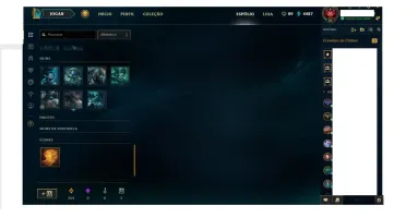 CONTA LOL BORDA DIAMANTE, ELO ATUAL GOLD 2