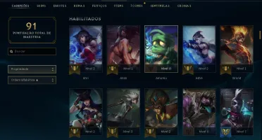 CONTA LEAGUE OF LEGENDS GOLD 1 - PROMOÇÃO