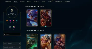 CONTA LEAGUE OF LEGENDS GOLD 1 - PROMOÇÃO
