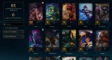 Conta lol Platina 1 com mmr d1/d2 75% de Win rate
