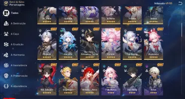 Conta de Honkai Star Rail Várias Jades e Personagens 5✯