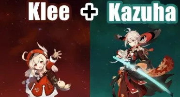 Conta Genshin Impact AR 5 com Kazuha e Klee