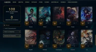 Prata 4 com 55 Champs e 48 Skins ( Mais de 60 Jogos )