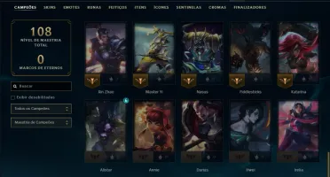 Prata 4 com 55 Champs e 48 Skins ( Mais de 60 Jogos )