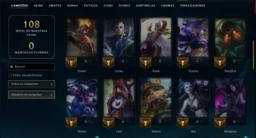 Prata 4 com 55 Champs e 48 Skins ( Mais de 60 Jogos )