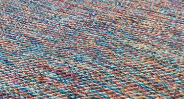tapete tear algodão colorido 1,50 x 2,00