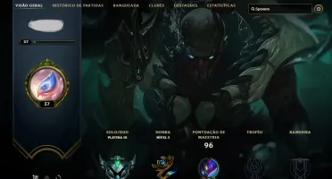 CONTA LEAGUE OF LEGENDS PLATINA 3 (LOL)