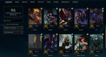CONTA LEAGUE OF LEGENDS PLATINA 3 (LOL)