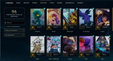 CONTA LEAGUE OF LEGENDS PLATINA 3 (LOL)