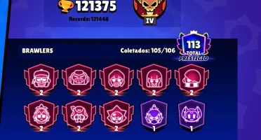Conta Rara De 2018 - 121.375 Trofeus - Skins Unicas- Para Sa