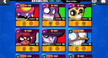 Conta Brawl Stars full com todos os brawlers