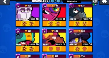 Conta Brawl Stars full com todos os brawlers