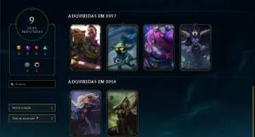 Conta lol Ouro 4