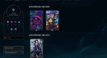 Conta lol Ouro 4