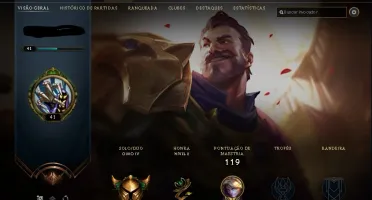 Conta lol Ouro 4