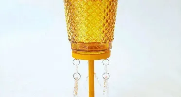 Castiçal Bico de Jaca - Amarelo - G