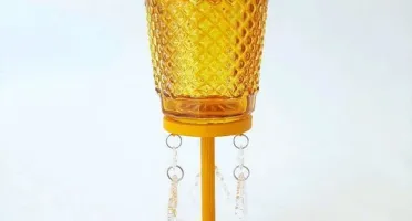 Castiçal Bico de Jaca - Amarelo - G