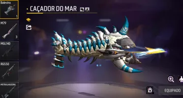 Vendo conta de Free Fire_Conta com coisas raras