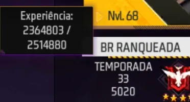 Vendo conta de Free Fire_Conta com coisas raras