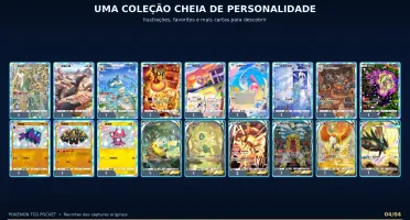 Conta Pokémon TCG Pocket | 3.578 cartas + 5.084 ampulhetas