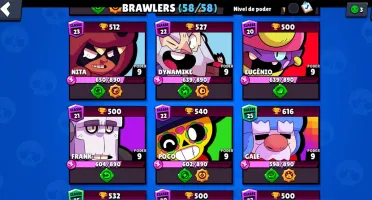 CONTA BRAWL STARS 30K + VÁRIOS PASSE