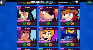 CONTA BRAWL STARS 30K + VÁRIOS PASSE