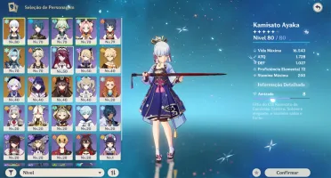 CONTA AR 49 AYAKA + RAIDEN SHOGUN + HUTAO + EULA +QIQI
