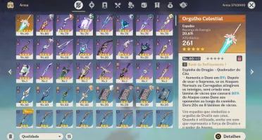 CONTA AR 49 AYAKA + RAIDEN SHOGUN + HUTAO + EULA +QIQI