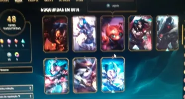 Vendo conta de league of legends platina 3