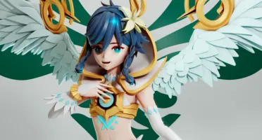 Venti Archon Outfit 3D - Arquivo .Stl Para Impressão 3D