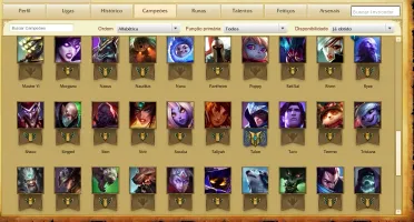 VENDO CONTA GOLD III, 62 CHAMPIONS, 16 SKINS, 2 PAG DE RUNAS