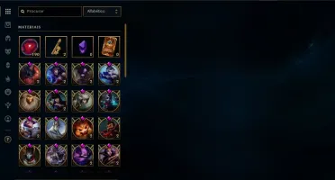 Todos os campeões e 155 skins.