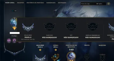 Prata 2 com 70 Champs e 8 Skins