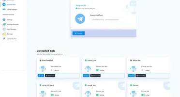 Sistema Saas gerenciador de grupos no telegram