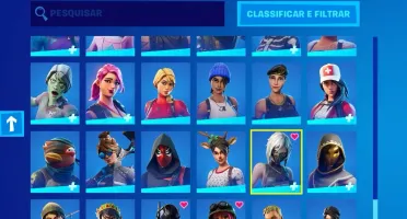 Conta de fortnite com varias skins e salve o mundo
