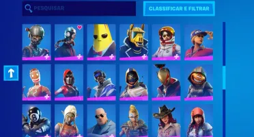 Conta de fortnite com varias skins e salve o mundo