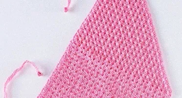 Bandana / Lenço para Cabeça em Crochê