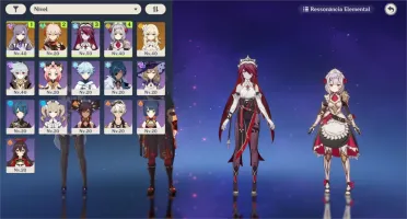 Conta com Kazuha + Keqing + Livro 5 estrelas na foto-Rank 27