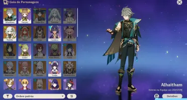 Nahida + Raiden + Diluc Com tumulo+ Alhaitham