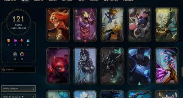 Conta Lv 304, 121 Skin Habilitadas Único Dono