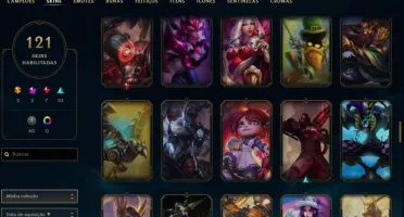 Conta Lv 304, 121 Skin Habilitadas Único Dono