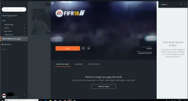 Vendo Conta Origin Nova Com Fifa 2018