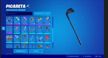 Conta de Fortnite com 700 gastos em skins.